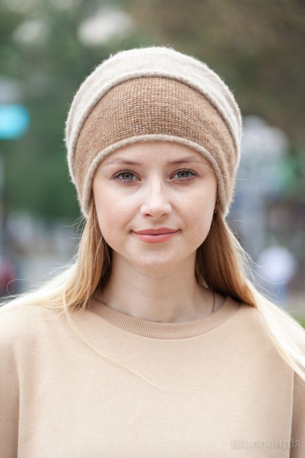 Комова №2043 (Серый/черный / 57-58 / - / 30х30х6 / б/р / Черно-серый / Трикотаж / 0.3)