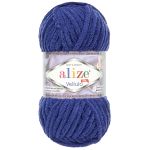Пряжа Alize (Ализе) Velluto / уп.5 мот. по 100 г, 68м, 360 темно-синий A