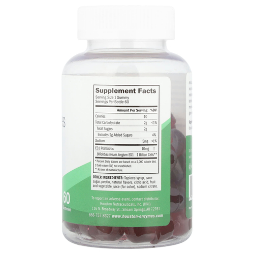 Houston Enzymes, Bio-Yummies, фруктовый пунш, 60 жевательных таблеток