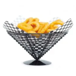 Корзинка для подачи Конус d 23 см h12,5 см черная металл P.L. Proff Cuisine