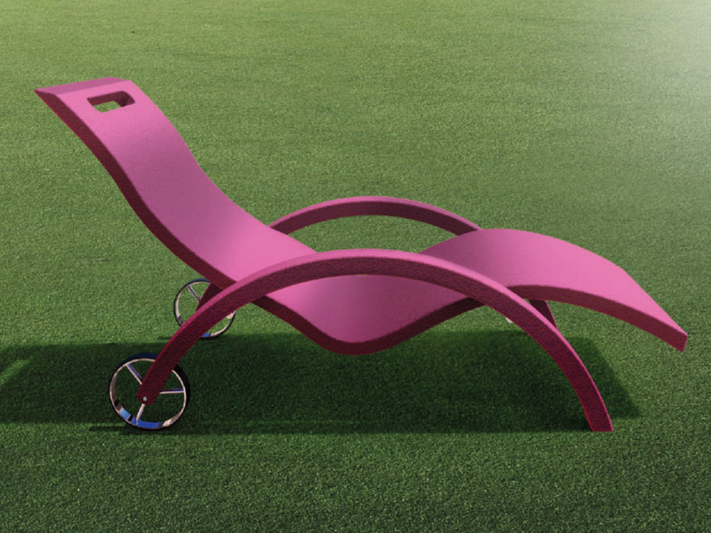 Шезлонг-лежак пластиковый Arkema Serendipity Chaise Outdoor S110