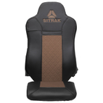 Чехлы Sitrak MAX; SITRAK C7H с 2024 г (экокожа, черный, коричневая вставка)