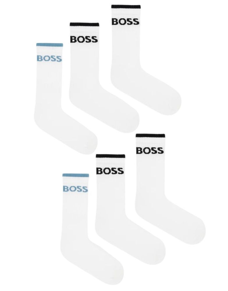 Теннисные носки BOSS QS Stripe 6P - open miscellaneous
