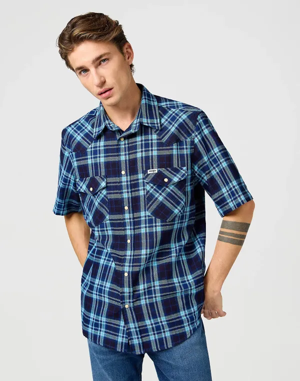 Рубашка мужская WRANGLER SS WESTERN SHIRT