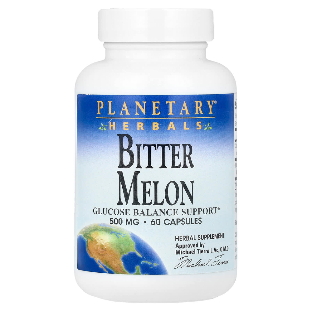 Planetary Herbals, Горькая дыня, 60 капсул