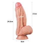 Член гиганта "10 Silicone Nature Cock" (телесный)