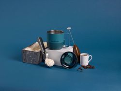 Термокружка Klean Kanteen Rise Mug Slide Lid 12oz (355 мл) Brittany Blue