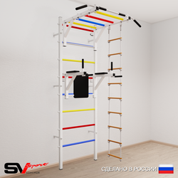 Шведская стенка Sv Sport 542 (Турник рукоход/Брусья/Лестница)