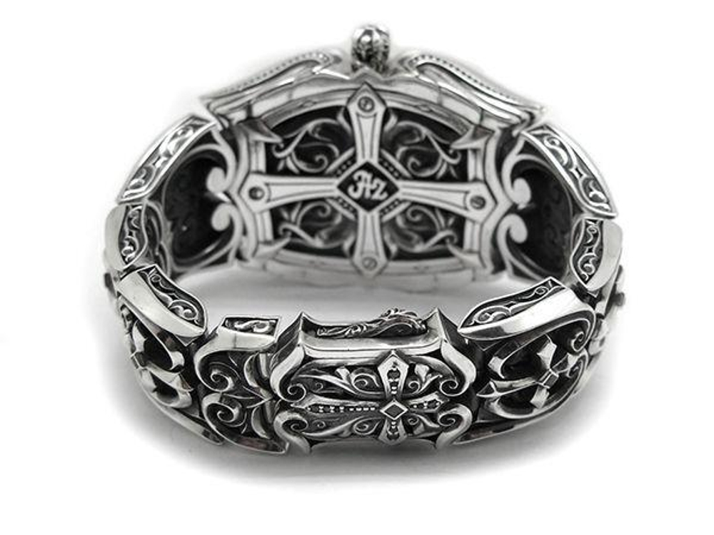 Часы из серебра Great Cross AZW-002BS