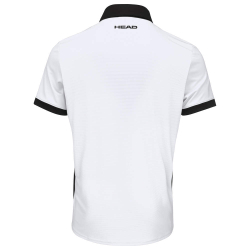 Мужское теннисное поло Head Slice Polo Shirt M - white/black