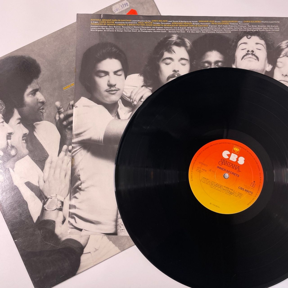 Винтажная виниловая пластинка LP Santana Inner Secrets (Нидерланды 1978)
