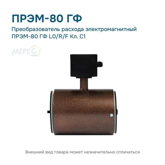 Преобразователь расхода электромагнитный ПРЭМ-80 ГФ L0/R/F Кл. C1