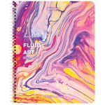 Тетрадь А5 80 л. BRAUBERG гребень, клетка, обложка картон, "Colorful Art", 404414, 4шт
