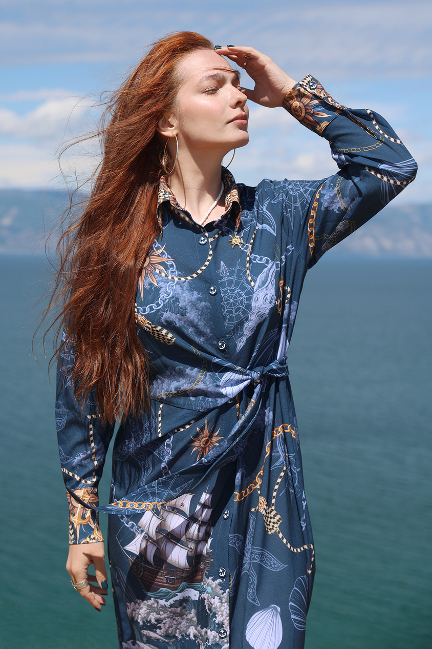 Платье "Юнона. Морские сокровища"