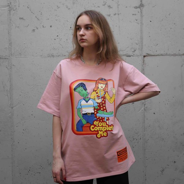 Футболка SR by Epic Merch Complete Me Розовая - фото 3