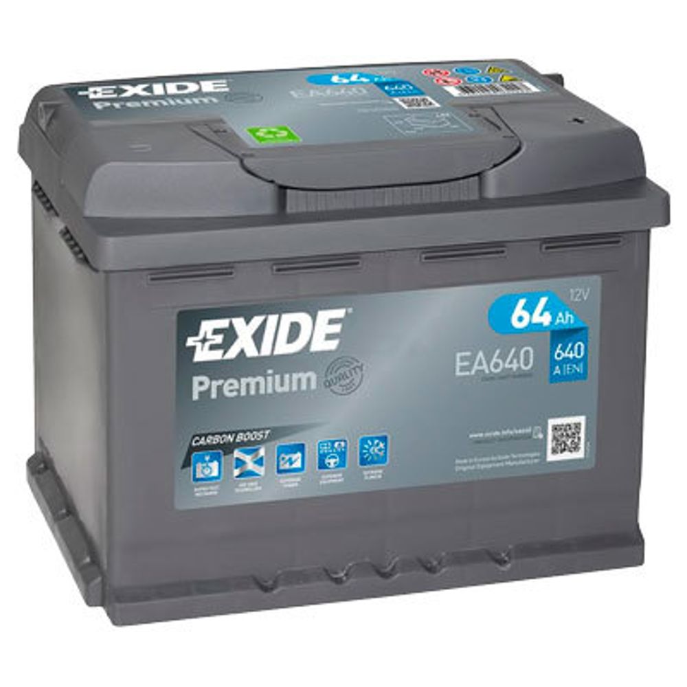 Exide Premium 6СТ- 64 ( EA641 / EA640 ) аккумулятор Exide Premium 6СТ- 64 ( EA641 / EA640 ) аккумулятор
