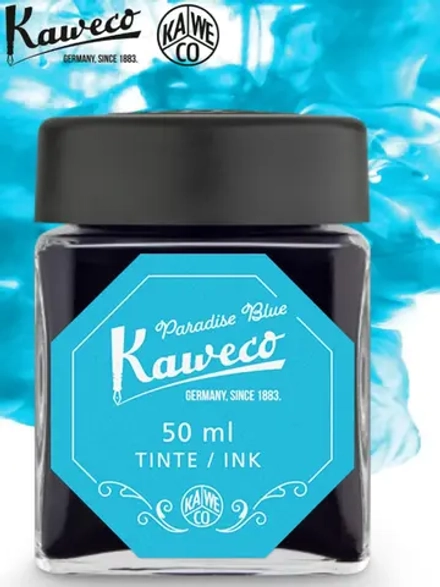 Чернила во флаконе 50 мл KAWECO Paradise Blue (10002194) райский голубой