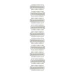 Нитки лавсан 170Л 100% полиэфир 100 м, 10 шт, 001 белый