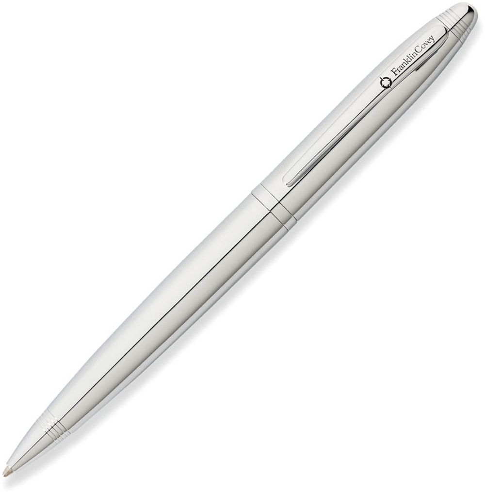 Шариковая ручка Franklin Covey Lexington Chrome в футляре (FC0012-2)