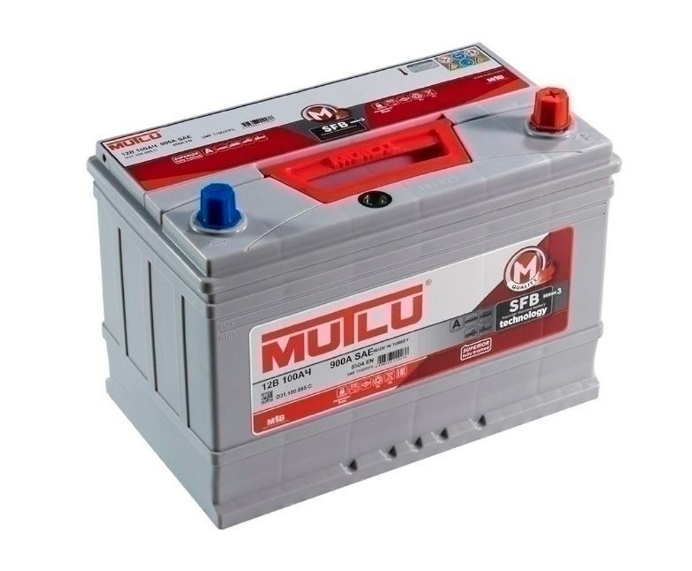 100е D31.100.085.C MUTLU -12V 100 Ah 850 (EN)  н.кр.