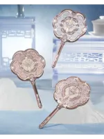 Ручное зеркало Flower Knows Butterfly Cloud Collar Hand Mirror - Lotus Pink