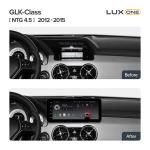 Магнитола для Mercedes Benz GLK X204 2012-2015 NTG 4.5 - Teyes LUX ONE ROUND монитор 12.3", Android 10, Быстрая, CarPlay, 4G SIM-слот
