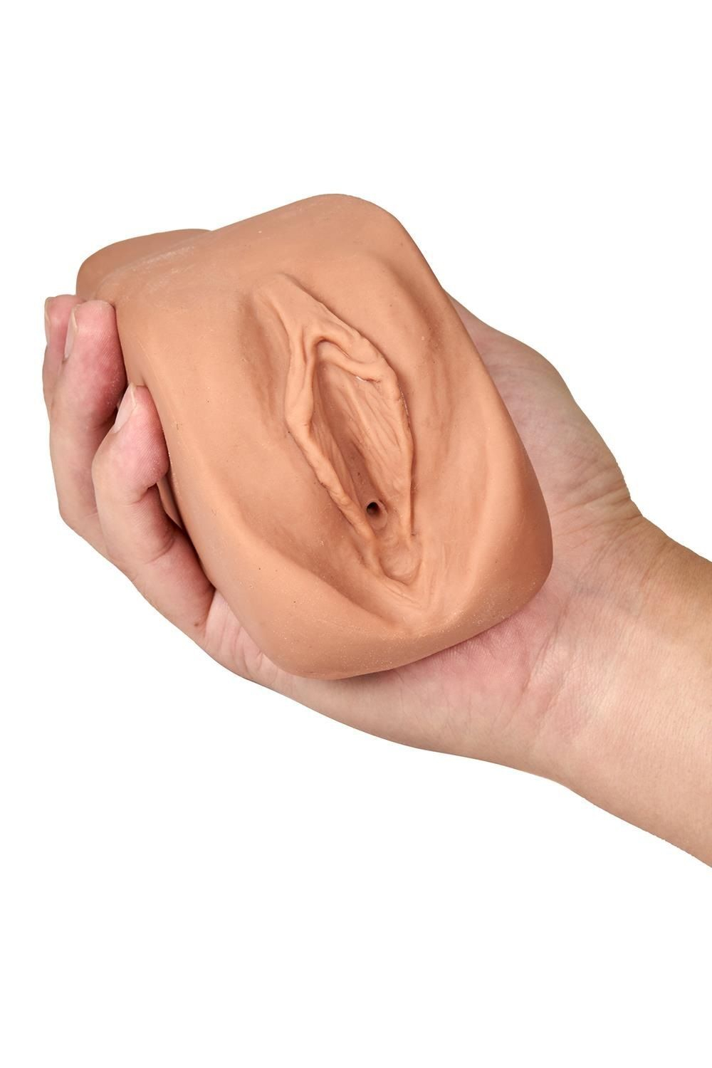 Мастурбатор-вагина с вибрацией Soft & Wet Renata Realistic Tan Masturbator (Цвет: телесный)