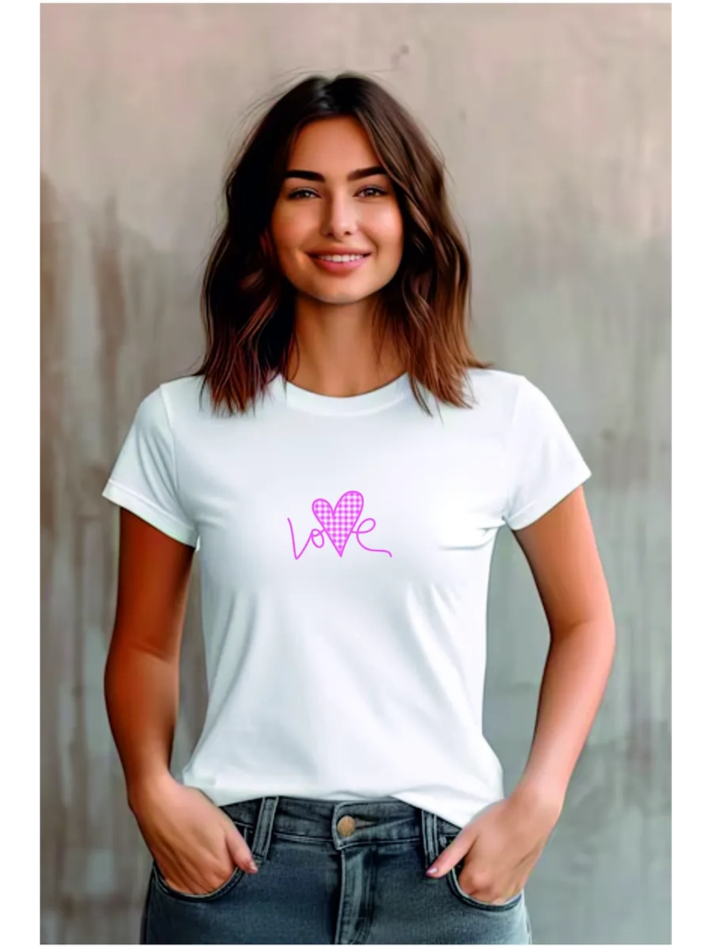 Футболка белая Love