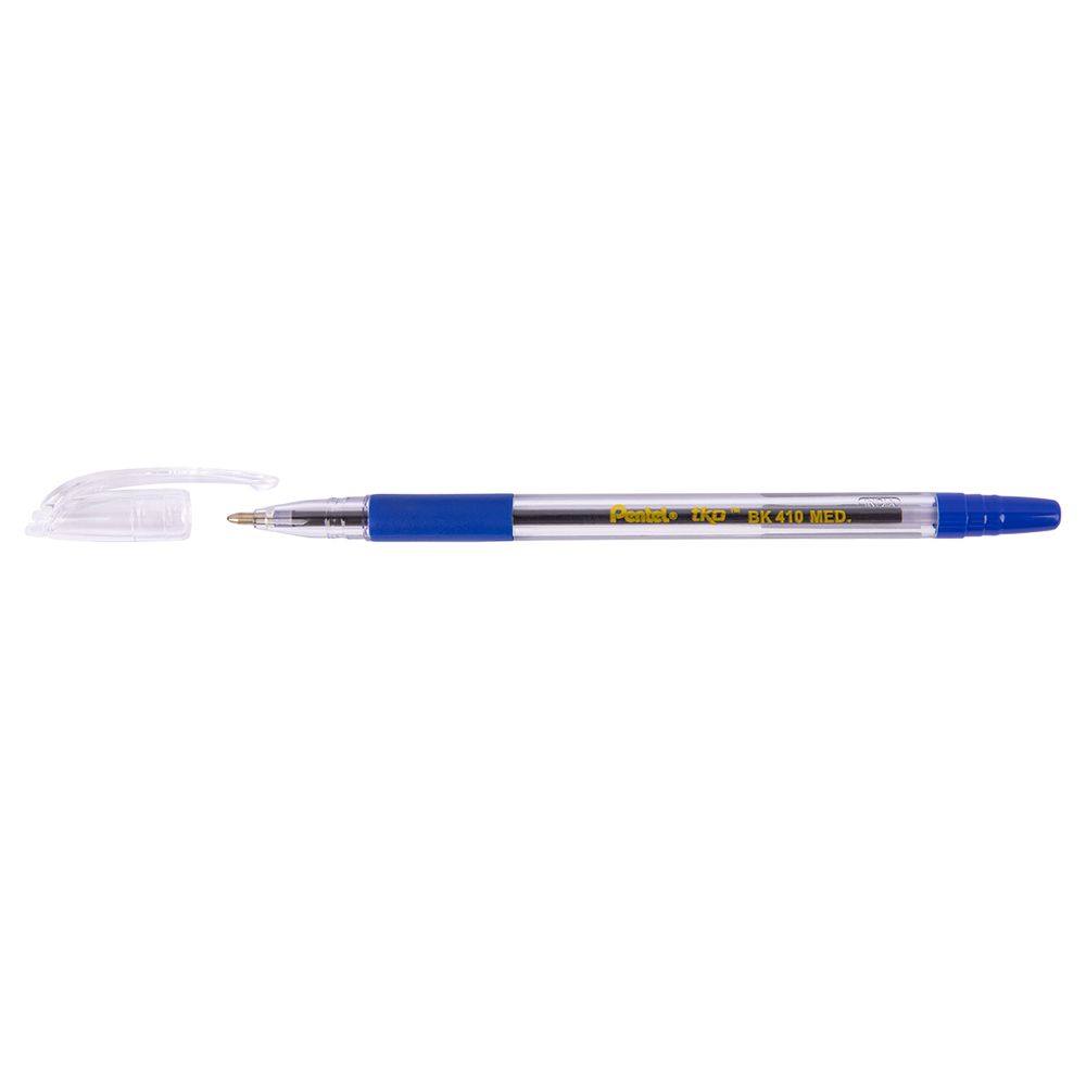Ручка шариковая Pentel tko ⌀1 мм, 12 шт, BK410-C цвет чернил: синий