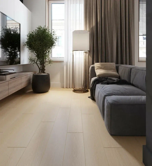 Каменный SPC ламинат AlixFloor Natural Line Дуб молочный светлый