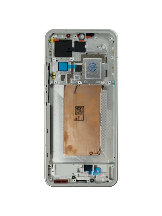 Рамка (средняя часть корпуса) для Xiaomi Mi 15 белая (White)