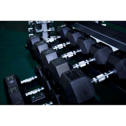 Гантель гексагональная обрезиненная PROFI-FIT  4 кг