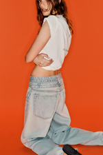 ДЖИНСЫ TRF С ДВОЙНЫМ ПОЯСОМ И СРЕДНЕЙ ПОСАДКОЙ — ZARA