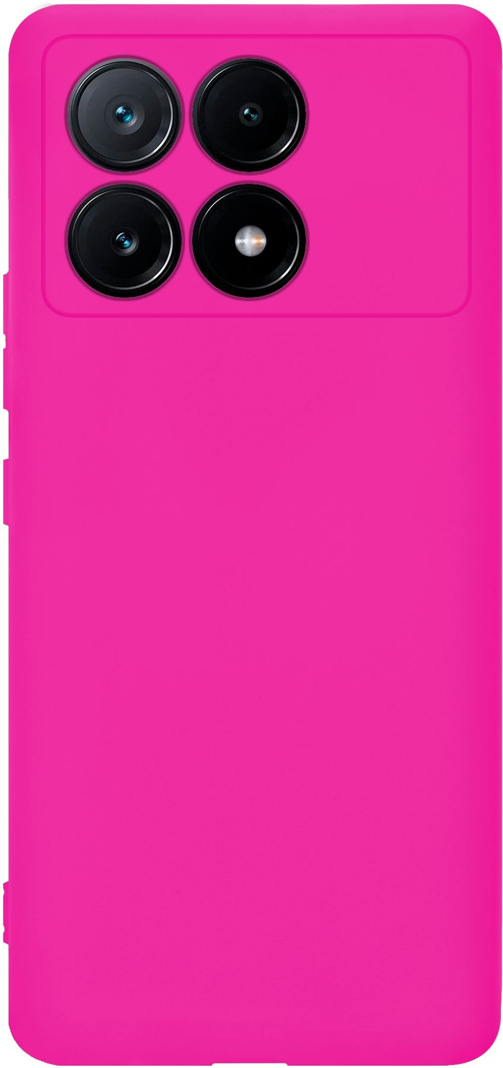 Мягкий Soft Touch чехол из силикона для XIAOMI POCO X6 PRO / REDMI K70E с бархатной подкладкой