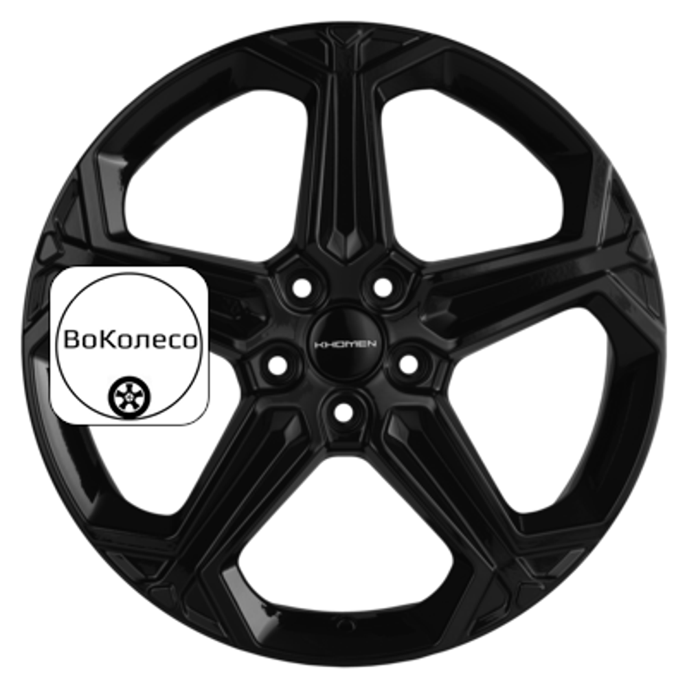 7,5x19/5x112 ET32 D66,6 KHW1909 (BMW X3/X4) Black Khomen Wheels