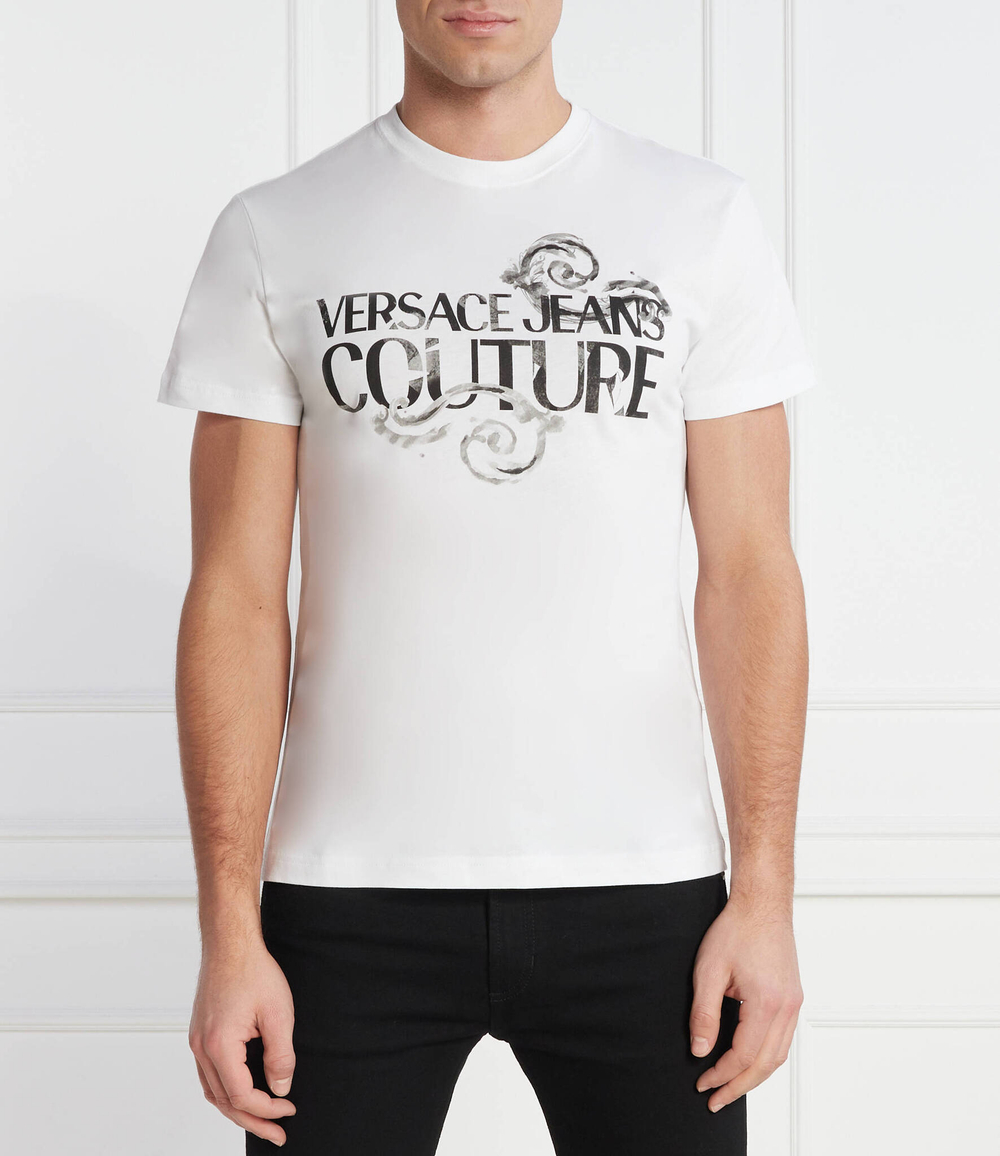 Футболка Versace Jeans Couture - белый(76GAHG00CJ00G)
