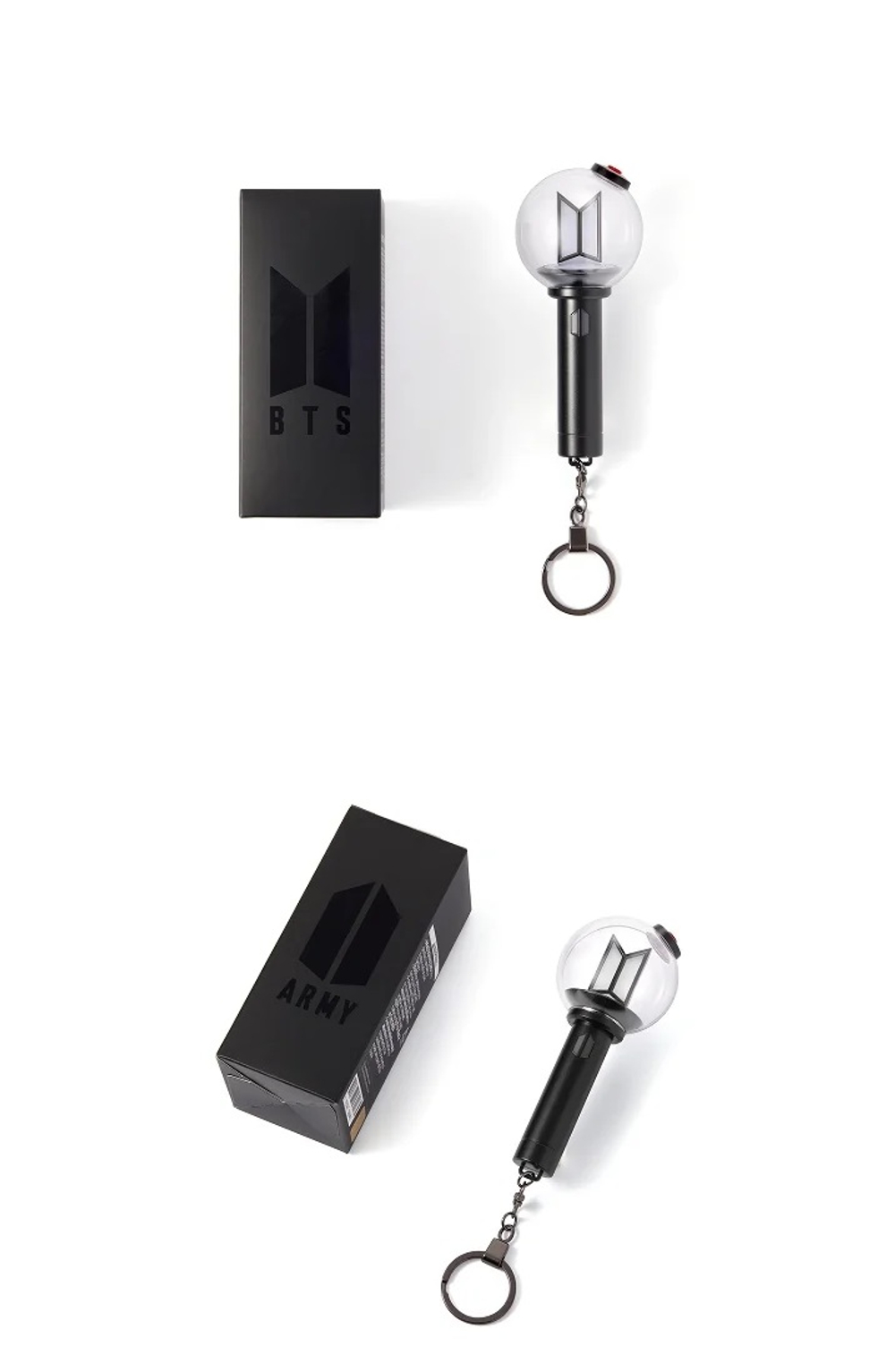 Мерч BTS OFFICIAL LIGHT STICK KEYRING [VER.4]