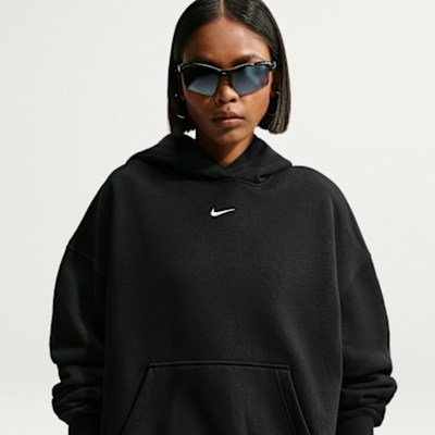 Nike Studio Fleece Medium Weight Женская толстовка с капюшоном оверсайз - Nike