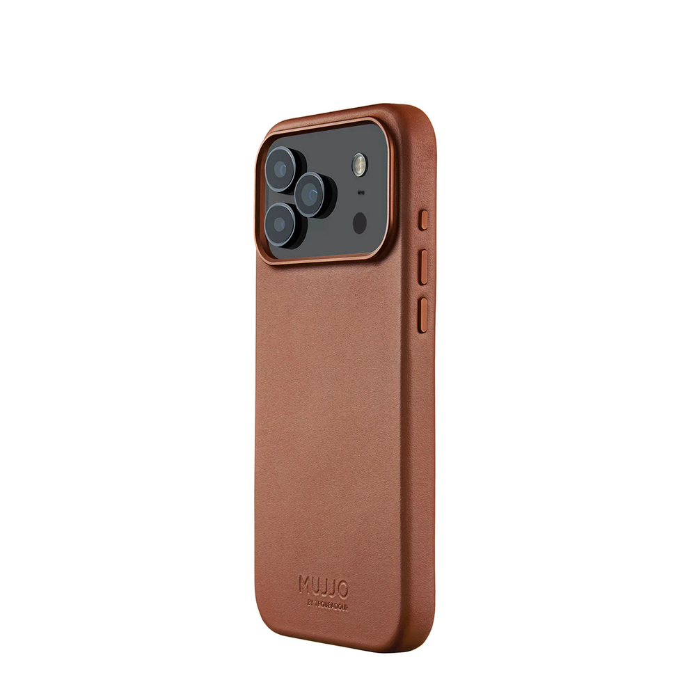 Кожаный чехол Mujjo Leather Case с MagSafe для iPhone 17 Pro Max Tan