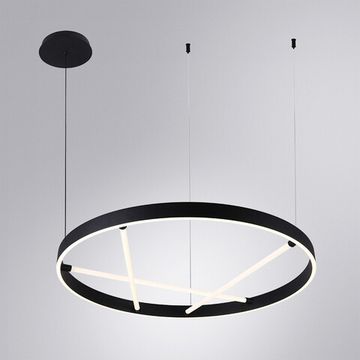 Подвесной светодиодный светильник 45W 4000К A1874SP-45BK чёрный Ricco Arte Lamp