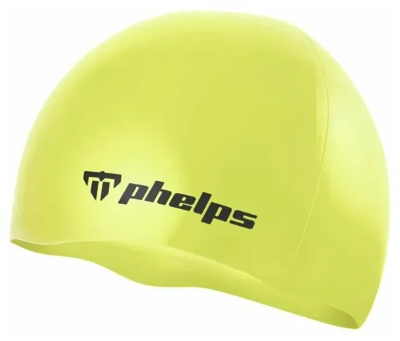 Шапочка для плавания Phelps Classic Silicone Cap желтый