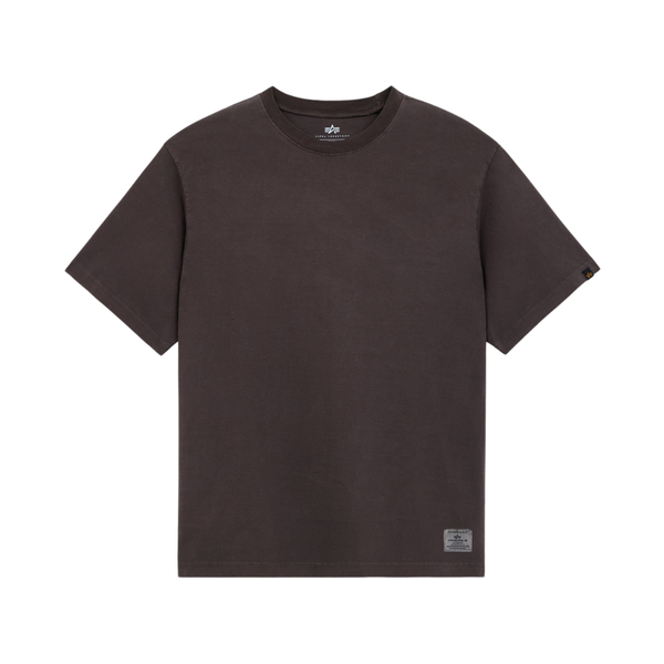 Футболка Alpha Industries Essential Relaxed Fit Tee Battlewash Hickory (Коричневый)