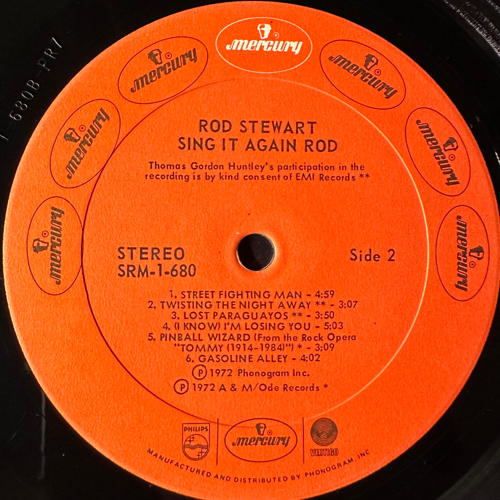Rod Stewart ‎– Sing It Again Rod (США 1973г.)