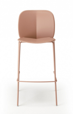 Стул пластиковый полубарный Scab Design Mentha Go Green, карамель