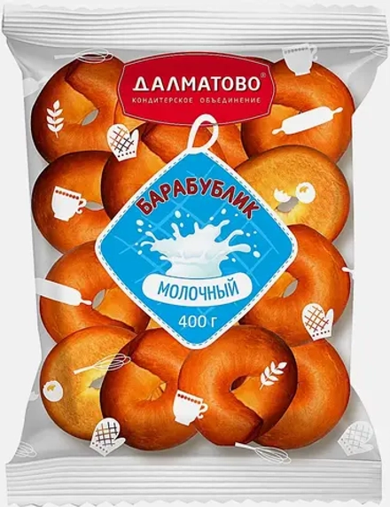 Барабублик Далматово молочный 400г
