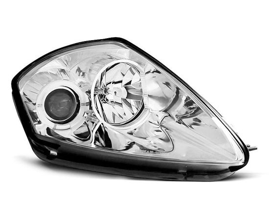 Передние фары angel eyes chrome для Mitsubishi Eclipse D50