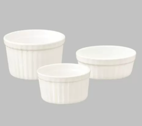 Соусник рельефный круглый 40 мл, фарфор, P.L. Proff Cuisine