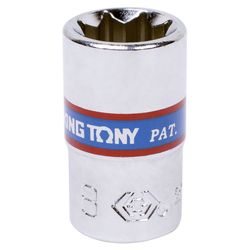KING TONY (231008M) Головка торцевая восьмигранная 1/4", 8 мм