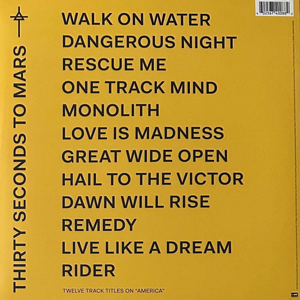 Thirty Seconds To Mars – America (Европа 2018г.) White