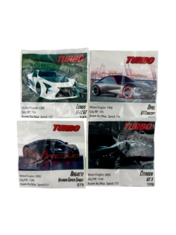 Жевательная резинка Turbo Xtreme ,блок 300 шт.